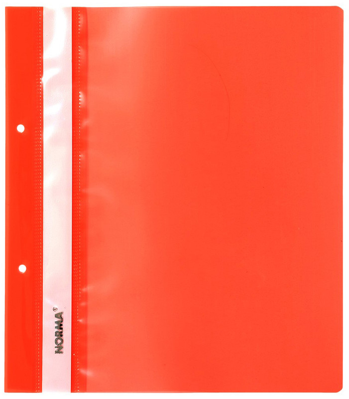 Папка-швидкозшивач NORMA (5264-03N), А5, PP, 120/160 мкм., червона